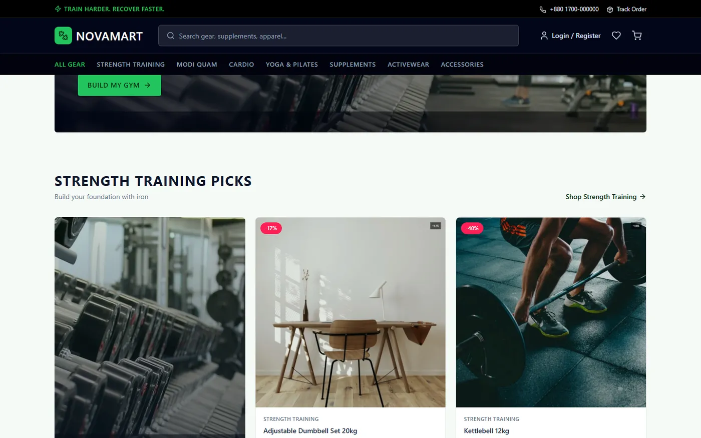 NovaMart Fitness visual 3